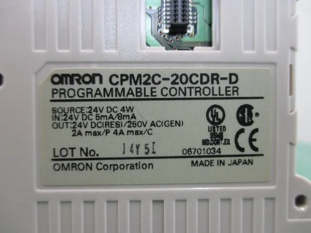 오므론 CPM2C-20CDR-D 시퀀서(PLC) 상세 이미지 - ASKINDEX 코리아