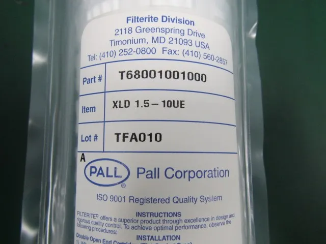 PaLL 주식회사 XLD1.5-10UE 카트리지 필터 상세 이미지 - ASKINDEX 코리아