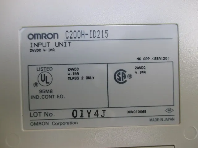 오므론 C200H-ID215 시퀀서(PLC) 상세 이미지 - ASKINDEX 코리아