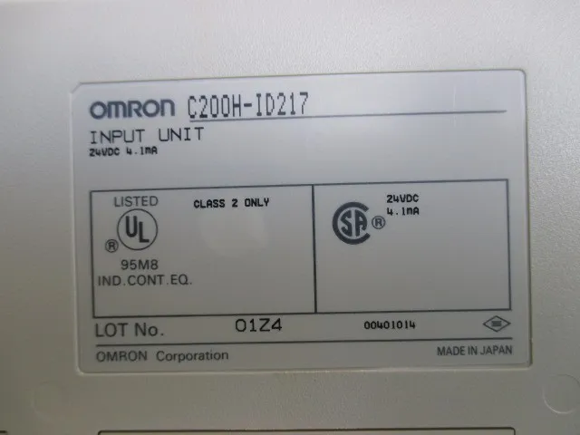 오므론 C200H-ID217 시퀀서(PLC) 상세 이미지 - ASKINDEX 코리아