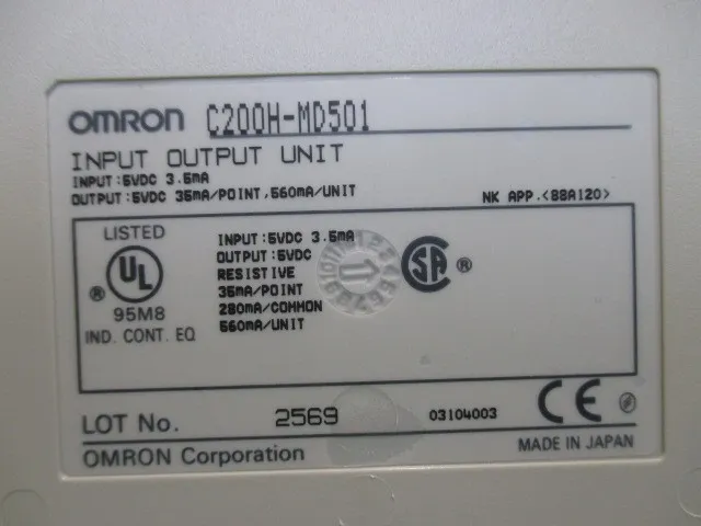 오므론 C200H-MD501 시퀀서(PLC) 상세 이미지 - ASKINDEX 코리아