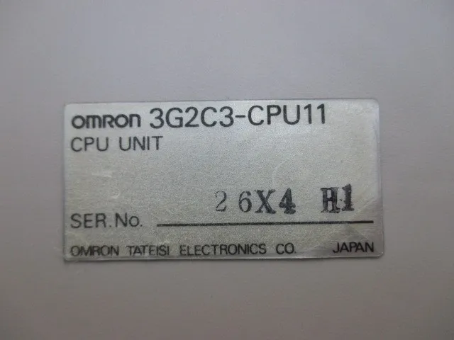 오므론 3G2C3-CPU11 시퀀서(PLC) 상세 이미지 - ASKINDEX 코리아