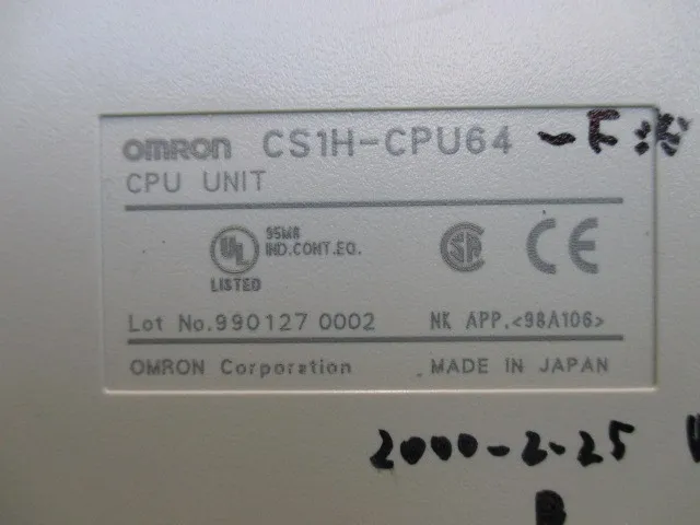 오므론 CS1H-CPU64 시퀀서(PLC) 상세 이미지 - ASKINDEX 코리아