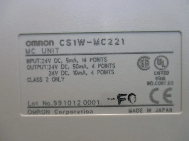 오므론 CS1W-MC221 시퀀서(PLC) 상세 이미지 - ASKINDEX 코리아