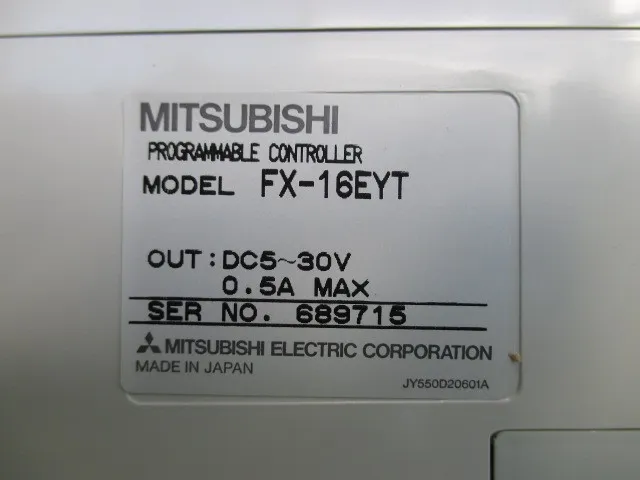 미쓰비시 FX-16EYT 시퀀서(PLC) 상세 이미지 - ASKINDEX 코리아