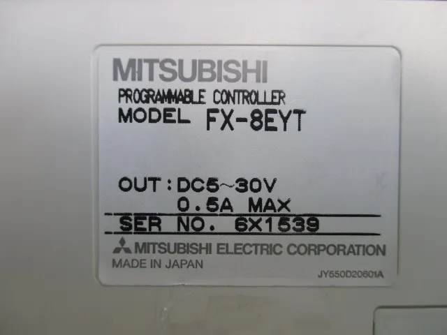 미쓰비시 FX-8EYT 시퀀서(PLC) 상세 이미지 - ASKINDEX 코리아