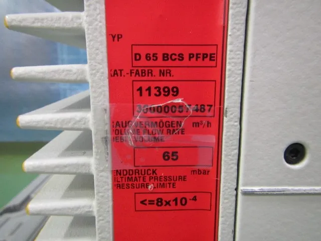 Leybold D65BCS rotary pump Detail Image - ASKINDEX Korea