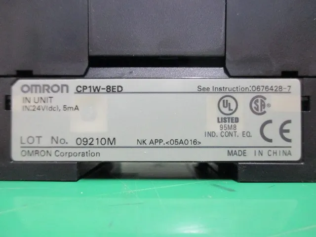 오므론 CP1W-8ED 시퀀서(PLC) 상세 이미지 - ASKINDEX 코리아