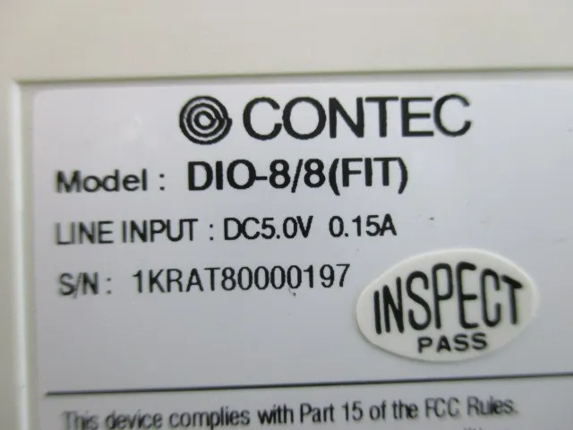 콘텍 DIO-8/8(FIT) 시퀀서(PLC) 상세 이미지 - ASKINDEX 코리아