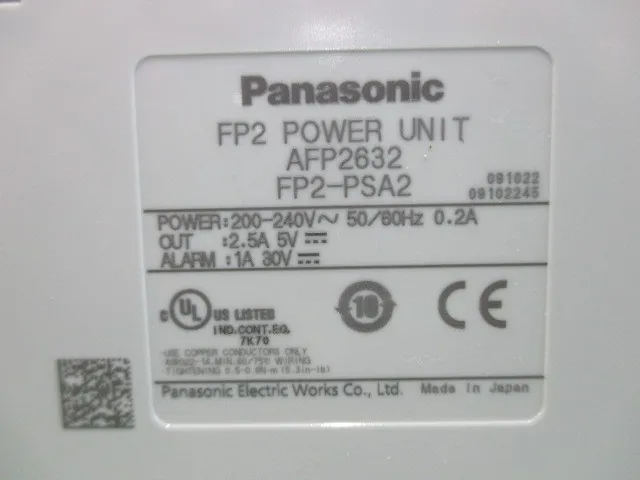 파나소닉 FP2-PSA2 시퀀서(PLC) 상세 이미지 - ASKINDEX 코리아