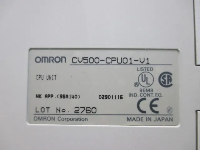 오므론 CV500-CPU01-V1 시퀀서(PLC) 상세 이미지 - ASKINDEX 코리아