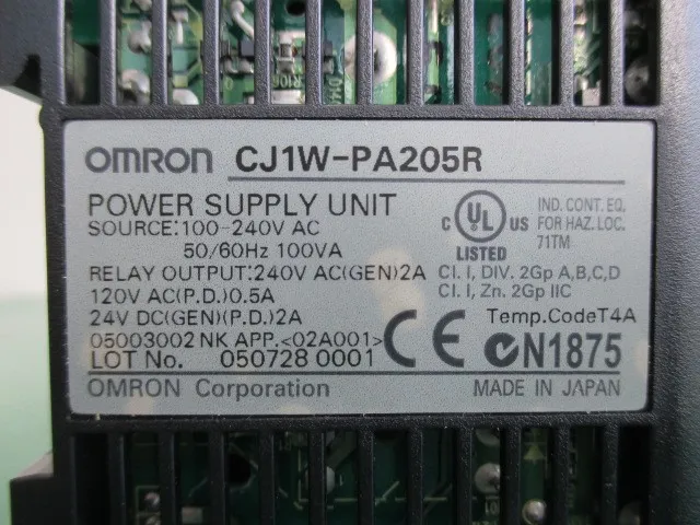 오므론 CJ1W-PA205R 시퀀서(PLC) 상세 이미지 - ASKINDEX 코리아