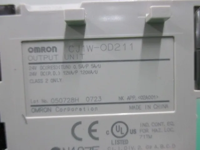 오므론 CJ1W-OD211 시퀀서(PLC) 상세 이미지 - ASKINDEX 코리아