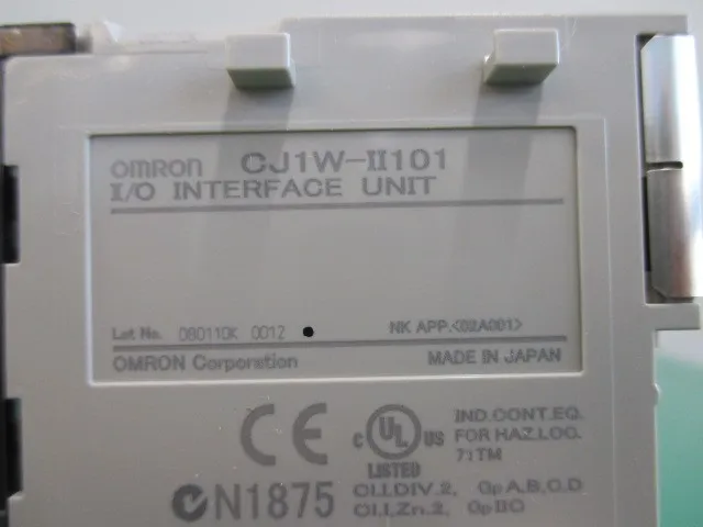 오므론 CJ1W-II101 시퀀서(PLC) 상세 이미지 - ASKINDEX 코리아