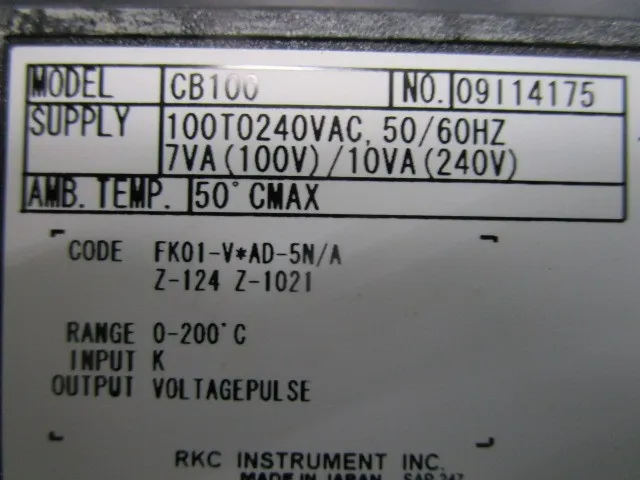 Ritual and Industry (RKC) CB-100 Temperature controller Detail Image - ASKINDEX Korea