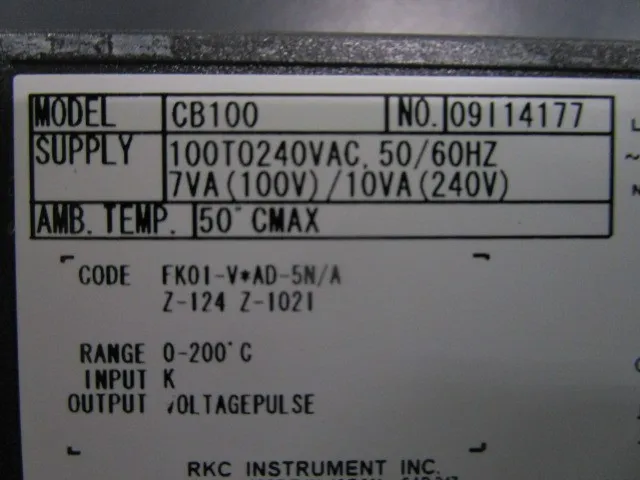 Ritual and Industry (RKC) CB-100 Temperature controller Detail Image - ASKINDEX Korea