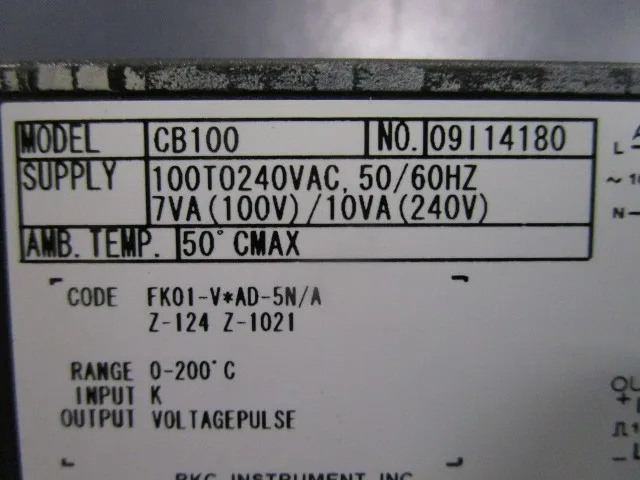 RKC (Research and Development Corporation) CB-100 Temperature Controller Detail Image - ASKINDEX Korea