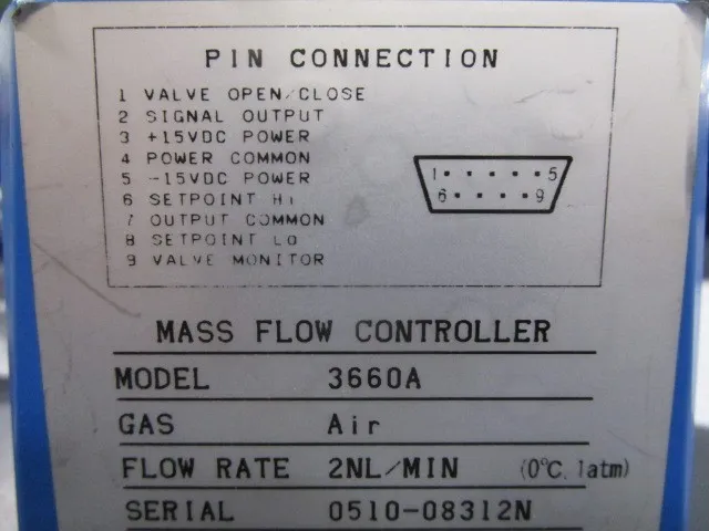 Kofrock 3660A Mass Flow Controller Detail Image - ASKINDEX Korea
