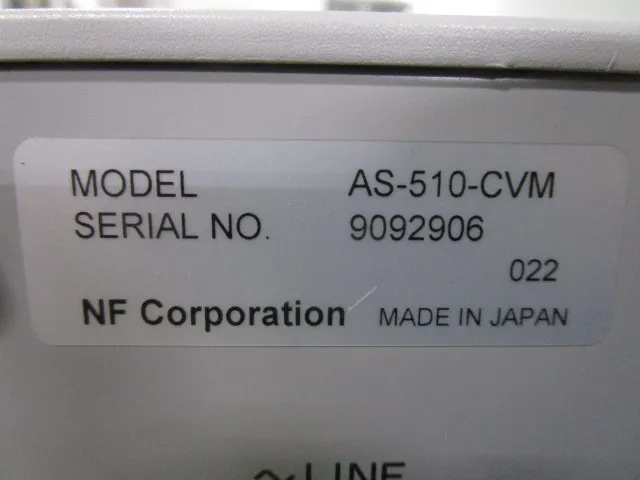 NF AS-510-CVM 전극 특성 분석 장치 상세 이미지 - ASKINDEX 코리아