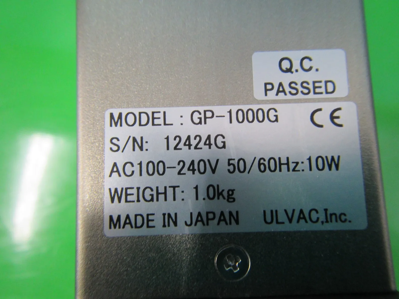 알백 GP-1000G 진공계(피라니) 상세 이미지 - ASKINDEX 코리아