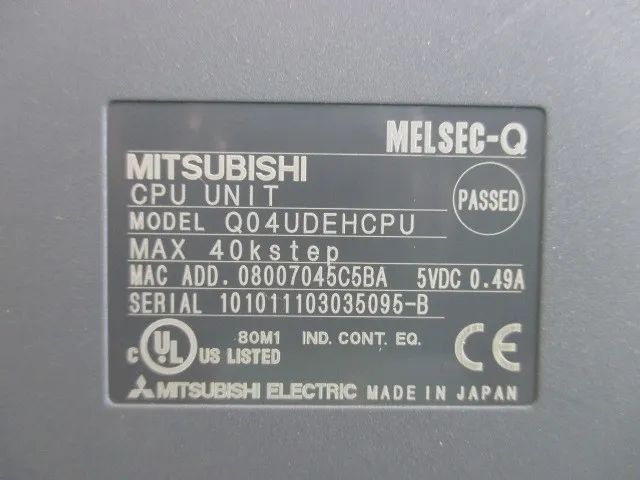 미쓰비시 Q04UDEHCPU 시퀀서(PLC) 상세 이미지 - ASKINDEX 코리아