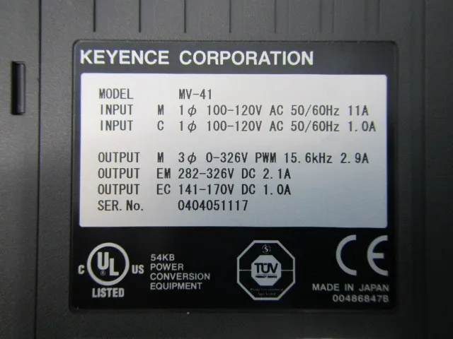 Keyence MV-41 서보 앰프 상세 이미지 - ASKINDEX 코리아