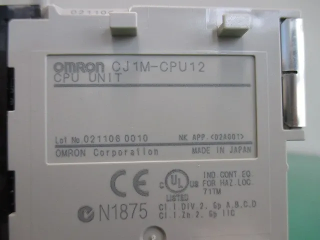 Omron CJ1M-CPU12 Sequencer (PLC) Detail Image - ASKINDEX Korea
