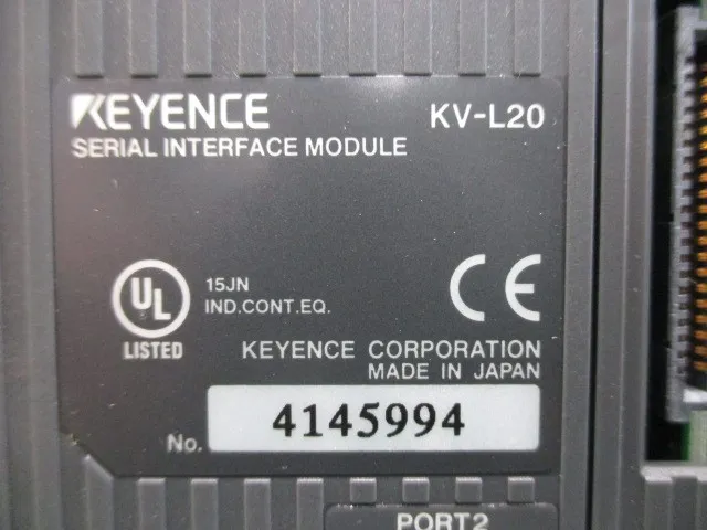 Keyence KV-L20 시퀀서(PLC) 상세 이미지 - ASKINDEX 코리아