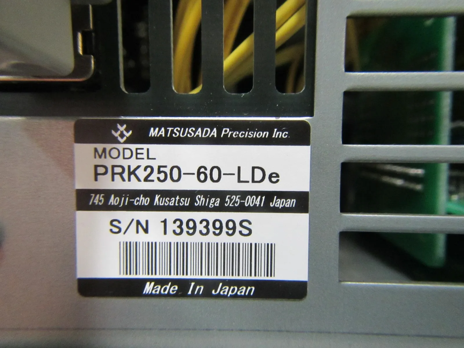 松定プレシジョン PRK250-60-Lde DC 전원 공급 장치 상세 이미지 - ASKINDEX 코리아