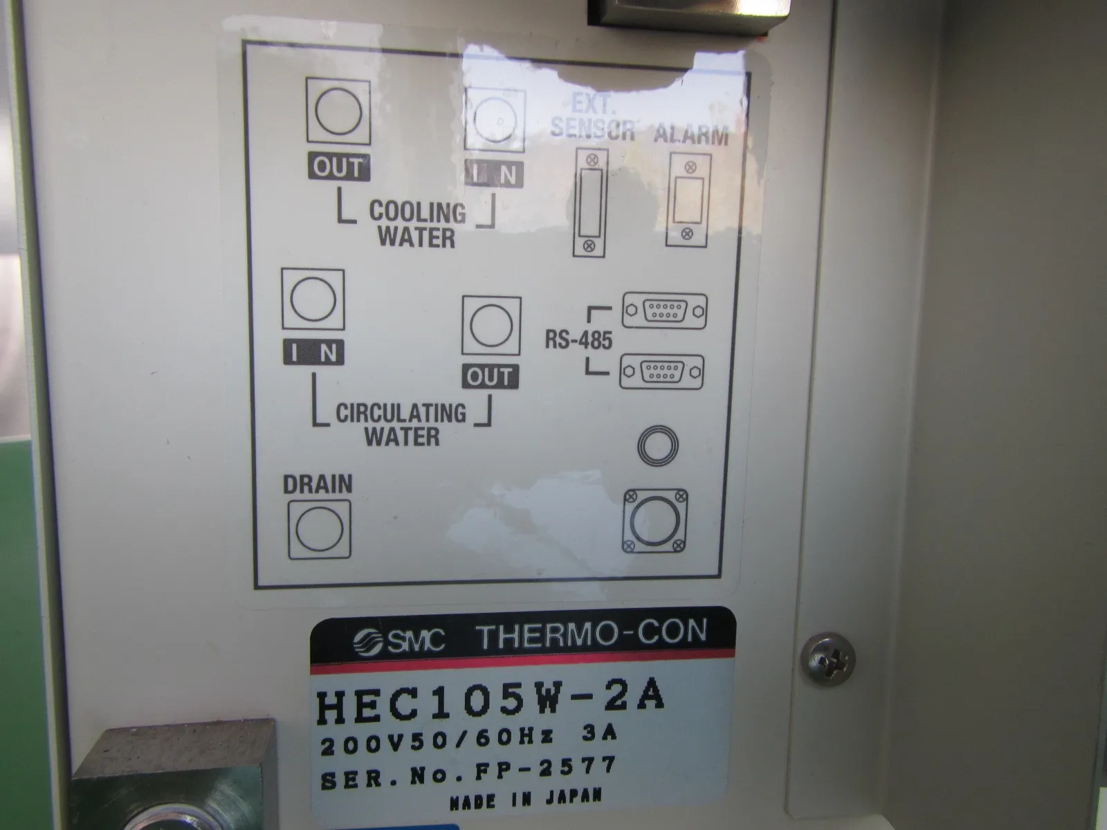 SMC HEC105W-2A 항온수조 펠티어식 서모콘 상세 이미지 - ASKINDEX 코리아