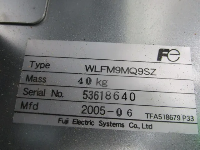 후지 전기 WLFM9MQ9SZ FFU 상세 이미지 - ASKINDEX 코리아