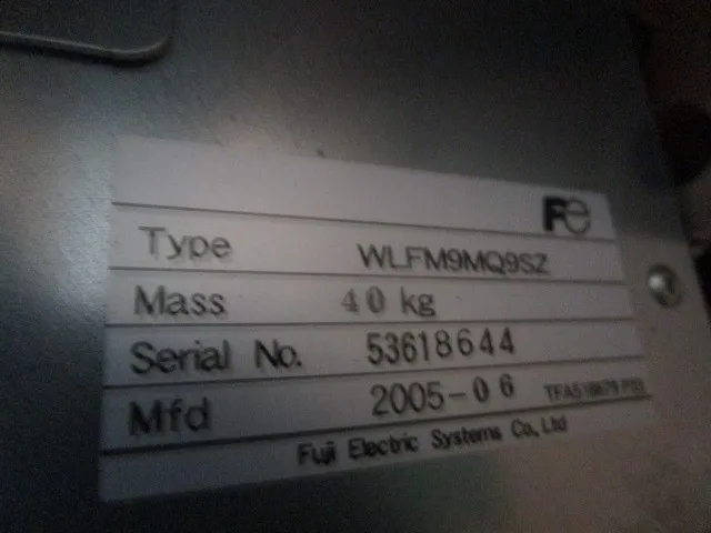 후지 전기 WLFM9MQ9SZ FFU 상세 이미지 - ASKINDEX 코리아
