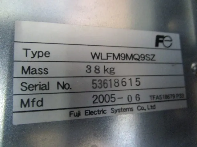 Fuji Electric WLFM9MQ9SZ FFU Detail Image - ASKINDEX Korea