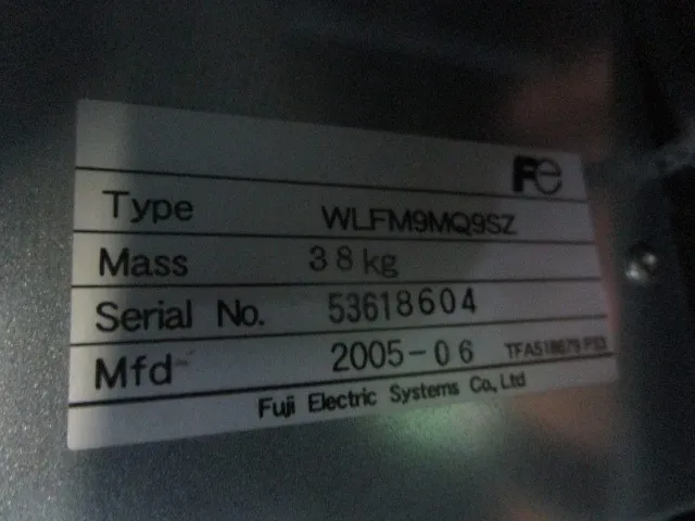 후지 전기 WLFM9MQ9SZ FFU 상세 이미지 - ASKINDEX 코리아