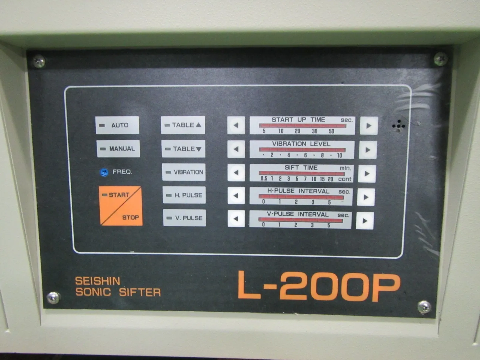 세이신 기업 L-200P 진동 체 기계(음파식) 상세 이미지 - ASKINDEX 코리아
