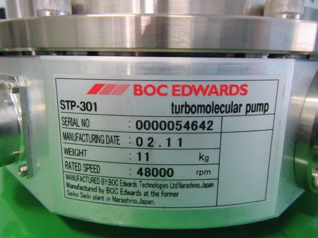 Edwards STP-301 Turbomolecular Pump NG Detail Image - ASKINDEX Korea
