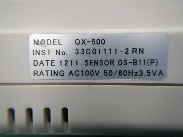 Riken Keiki OX-500 Oxygen monitor Detail Image - ASKINDEX Korea