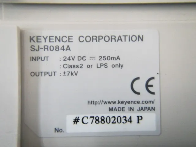 Keyence SJ-R084A 이오나이저 (바 / 컨트롤러 내장 / 전원 없음) 상세 이미지 - ASKINDEX 코리아
