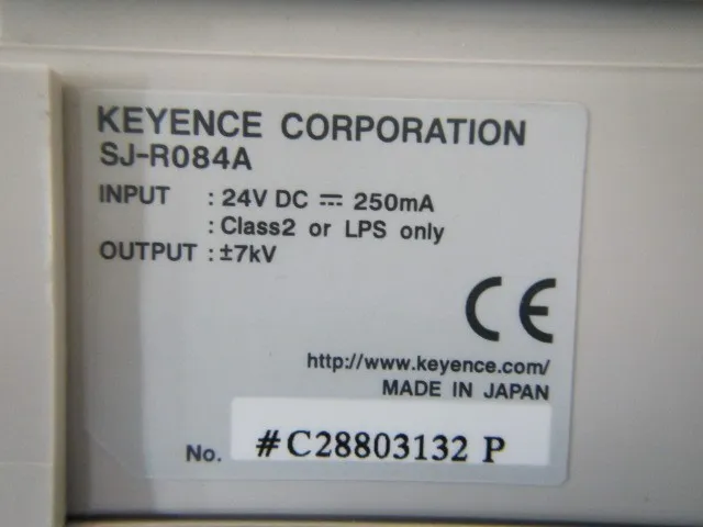 Keyence SJ-R084A 이오나이저 (바 / 컨트롤러 내장 / 전원 없음) 상세 이미지 - ASKINDEX 코리아
