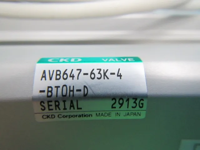 CKD AVB647-63K-4-BT0H-D 에어 밸브 상세 이미지 - ASKINDEX 코리아