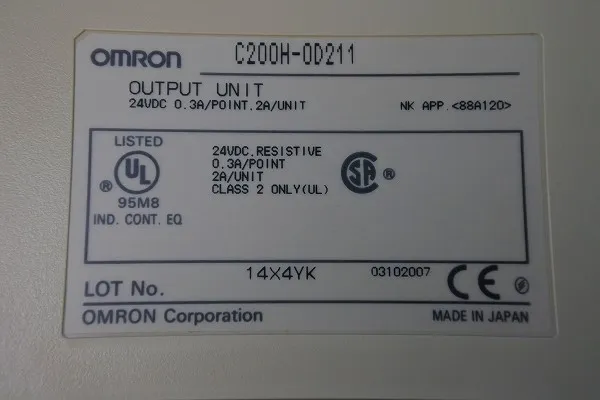 오므론 C200H-OD211 시퀀서(PLC) 상세 이미지 - ASKINDEX 코리아