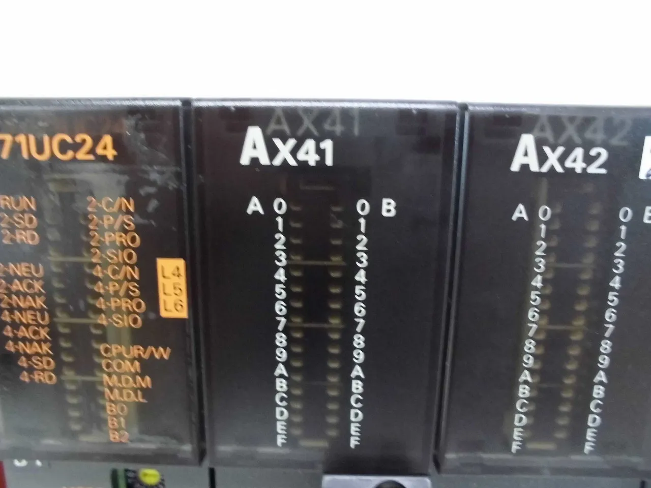 미쓰비시 전기 A61P/AJ71UC24/AX41/AX42 시퀀서(PLC) 상세 이미지 - ASKINDEX 코리아