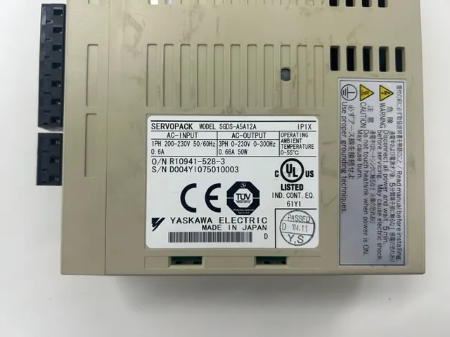 야스카와 전기 SGDS-A5A12A 서보 앰프 (서보 팩) 상세 이미지 - ASKINDEX 코리아