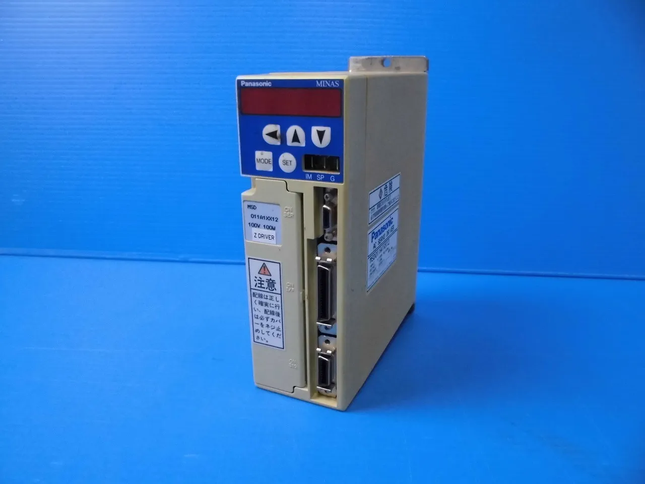 파나소닉 MSD011A1XX12 AC 서보 드라이버 상세 이미지 - ASKINDEX 코리아