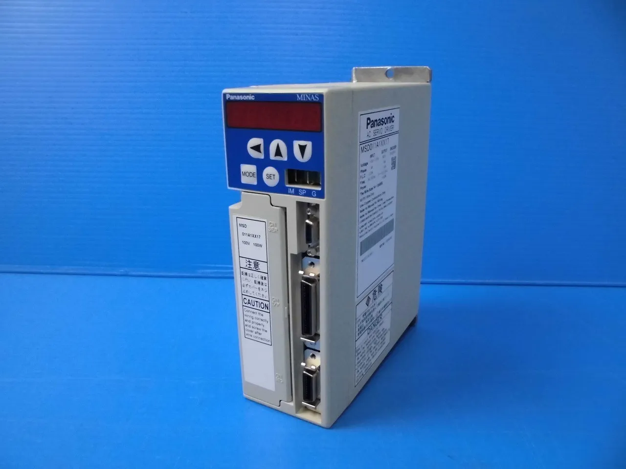 파나소닉 MSD011A1XX17 AC 서보 드라이버 상세 이미지 - ASKINDEX 코리아