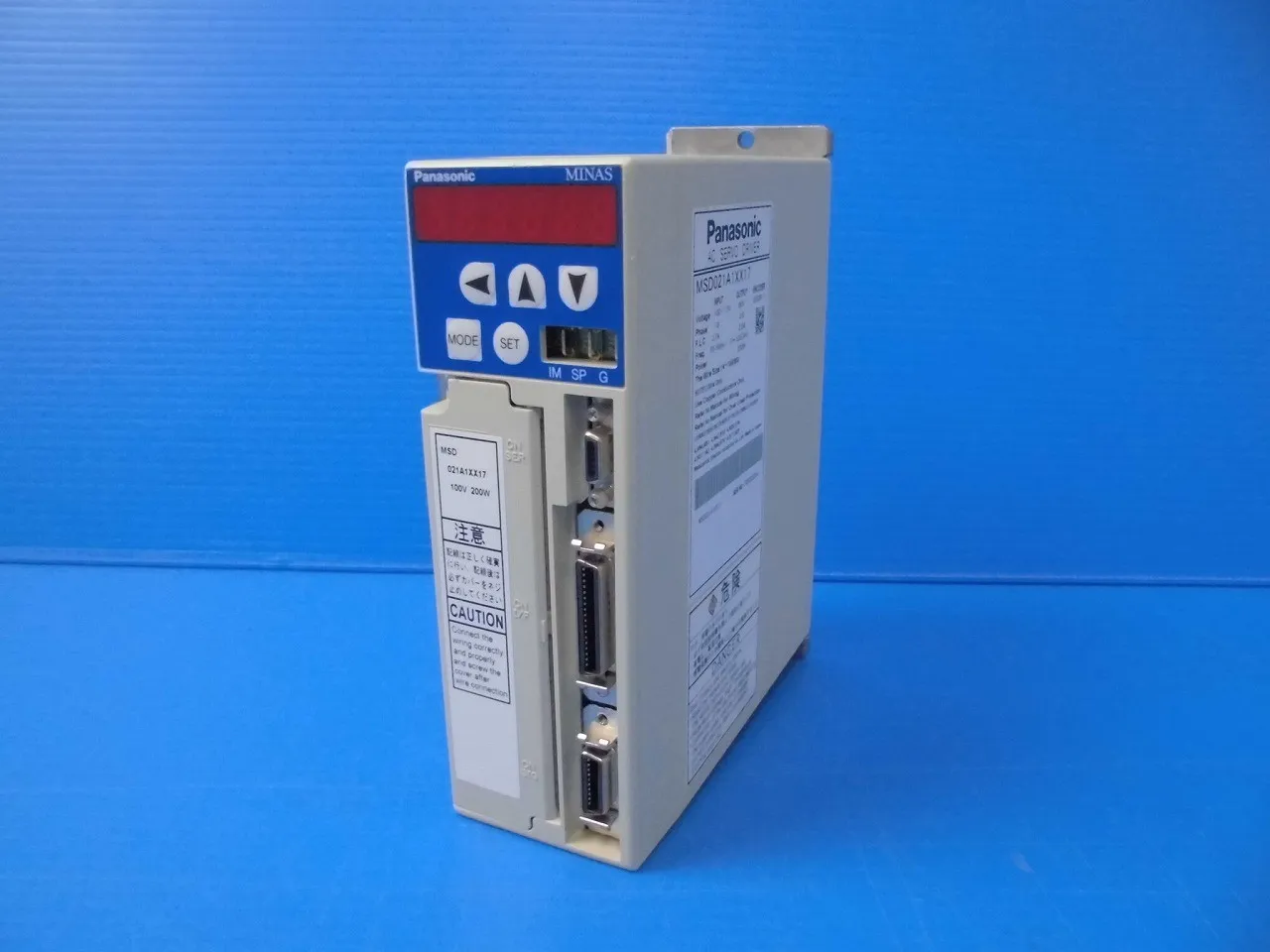 파나소닉 MSD021A1XX17 AC 서보 드라이버
