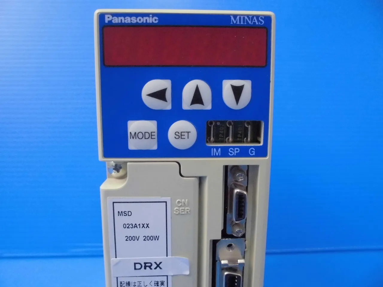 Panasonic MSD023A1XX AC Servo Driver Detail Image - ASKINDEX Korea