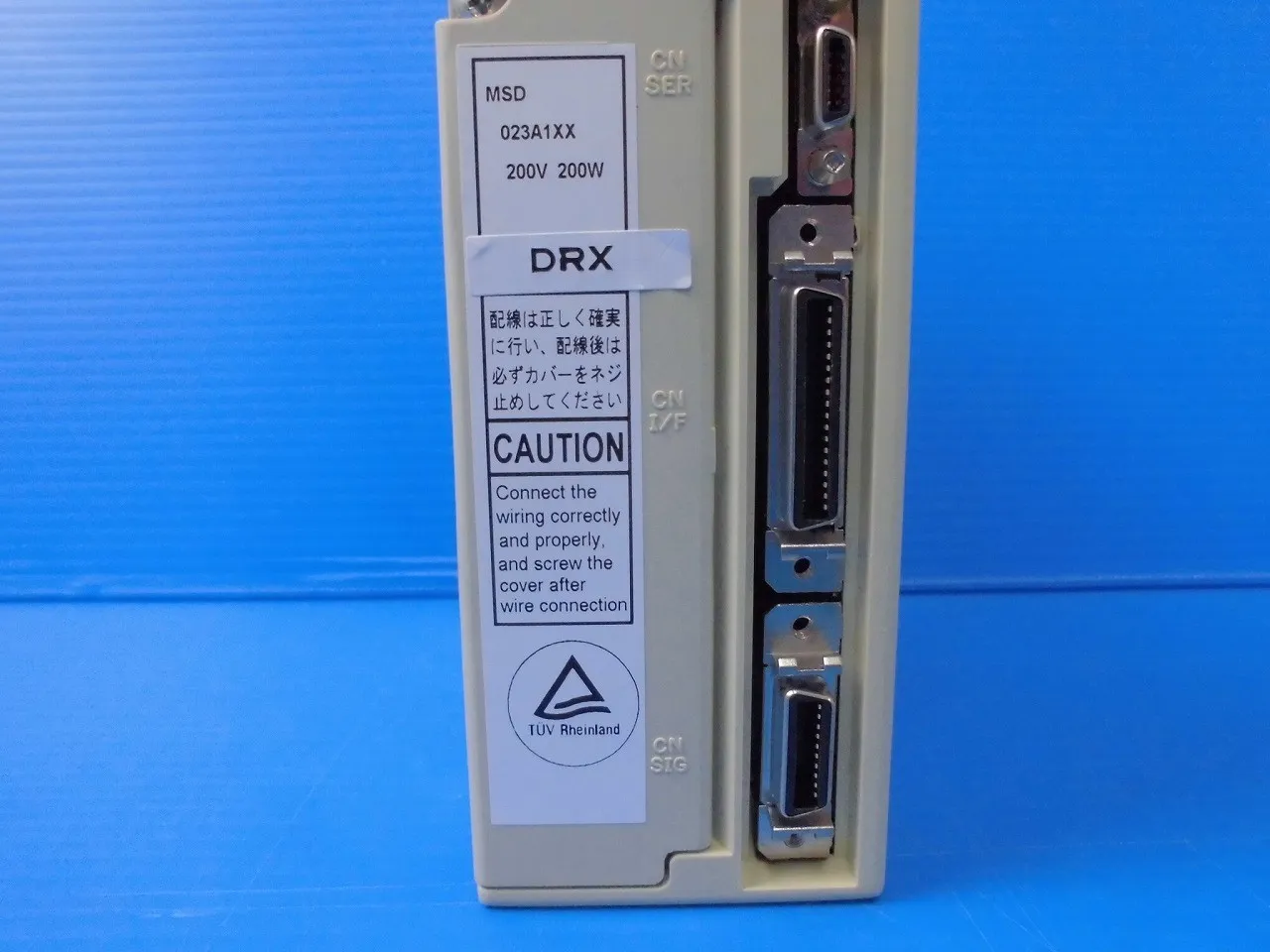 Panasonic MSD023A1XX AC Servo Driver Detail Image - ASKINDEX Korea