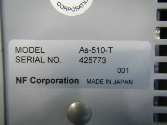 nF 회로 설계 블록 AS-510-T 발전 특성 분석기 상세 이미지 - ASKINDEX 코리아