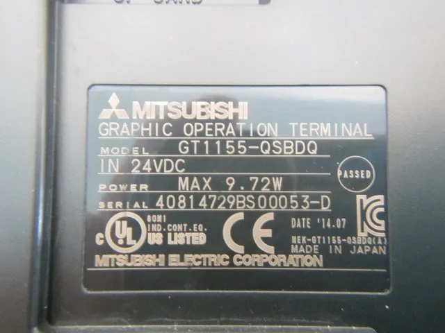미쓰비시 GT1155-QSBDQ 터치 패널 상세 이미지 - ASKINDEX 코리아